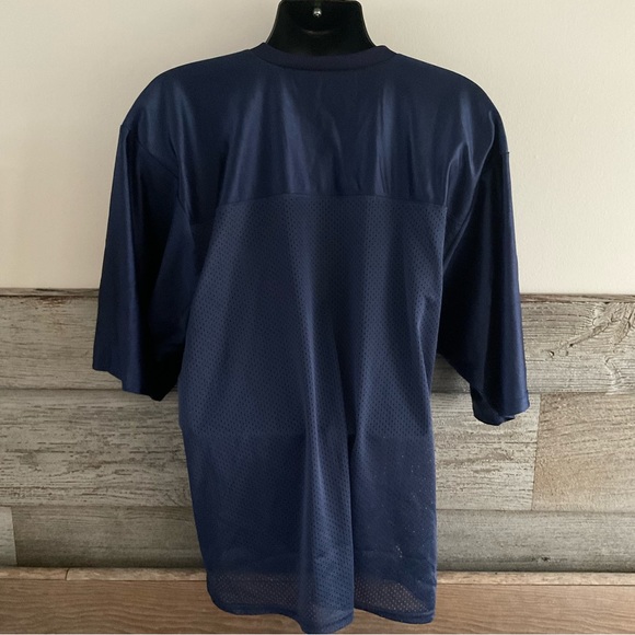 VINTAGE Labatt Blue Beer Jersey Adult XL Navy Blue Football Jersey Mens (C1) - Picture 3 of 4